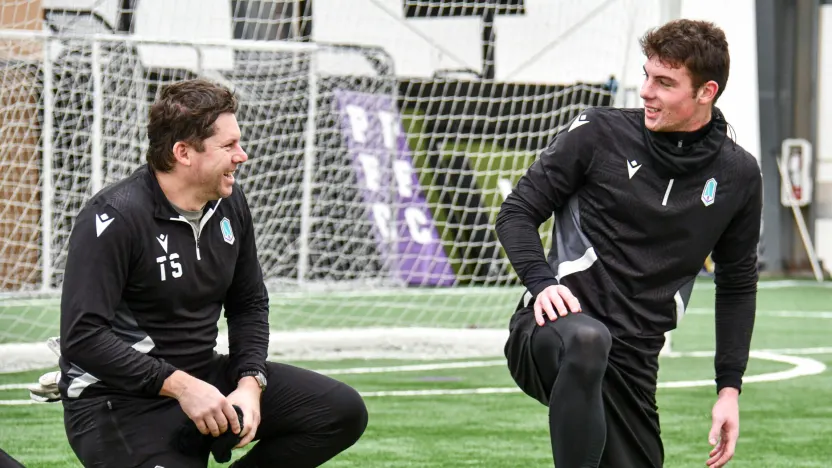 Left to Right- Trevor Stiles and Emil Gazdov