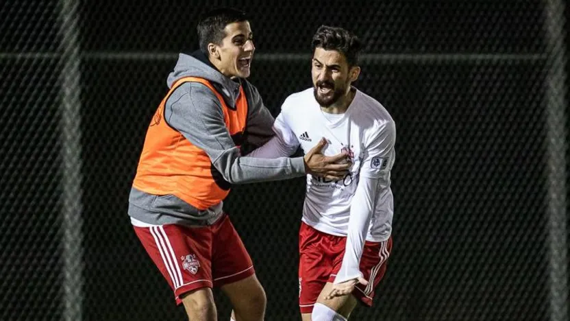 League1 Ontario soccer game between London FC and Vaughan Azzurri