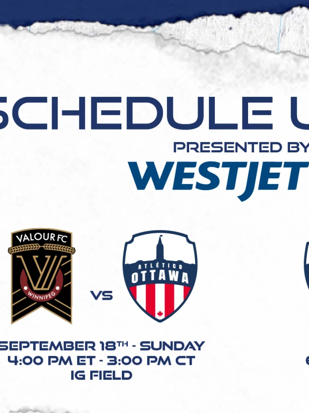 Schedule Update: Two kickoff times changed