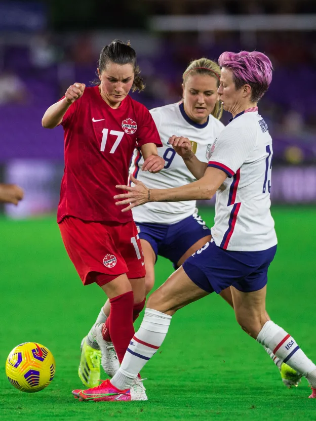 CanWNT in search of goals vs. Argentina at SheBelieves Cup