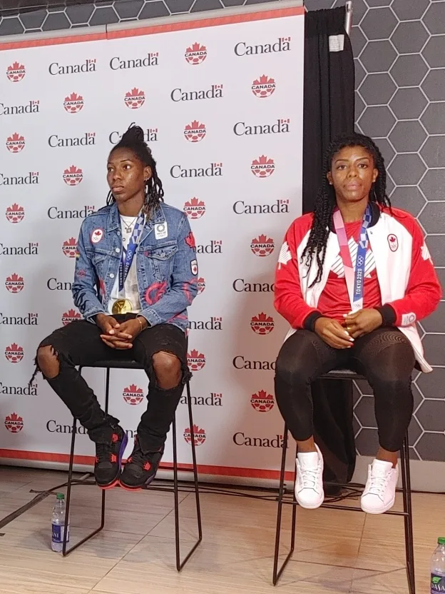 “It means the world, it means everything”: Gold medal-winning CanWNT returns home from Tokyo Olympics