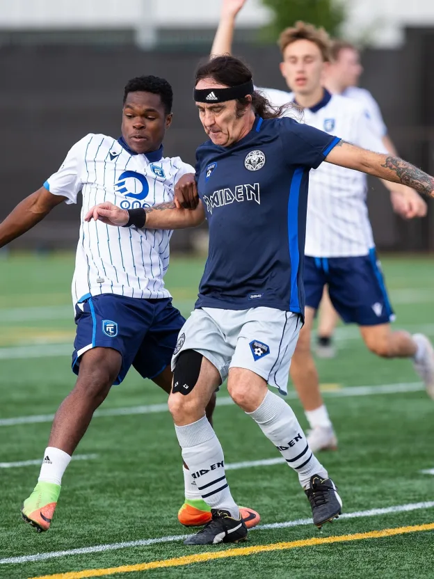 Heavy metal legends Iron Maiden beat FCE ‘all-stars’ in friendly