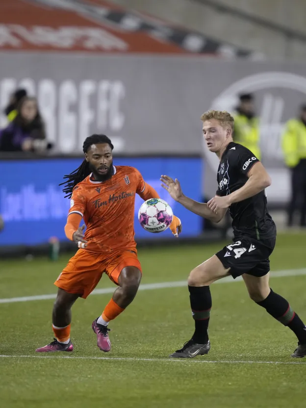 WATCH: Forge FC’s Béni Badibanga scores a banger to equalize 2023 CPL Final in extra time