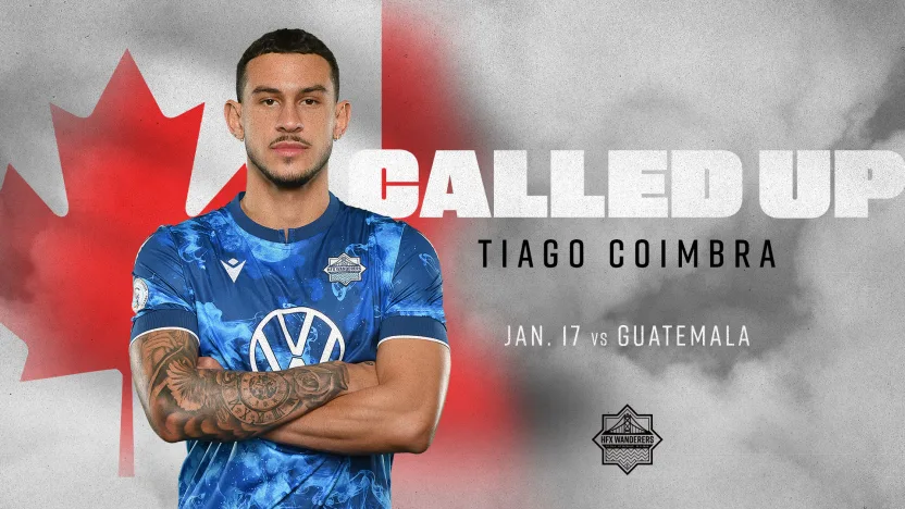 Wanderers striker Tiago Coimbra called up to Canadian Men’s National Team