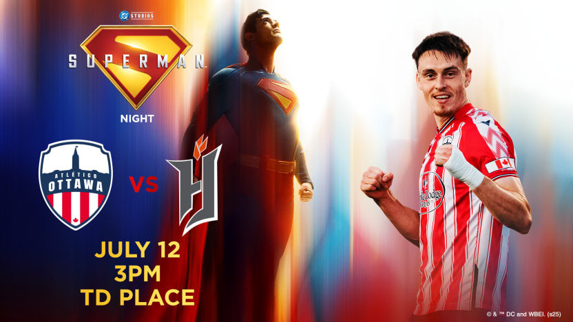 Next Home Match: Superman Night - July 12 vs Forge FC