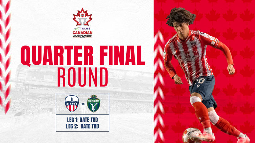 Here we go! Quarter Finals vs York United 