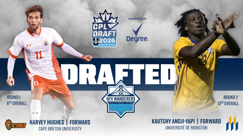 Wanderers select Harvey Hughes and Kautchy Andji-Yapi in CPL - U SPORTS Draft Presented by Degree