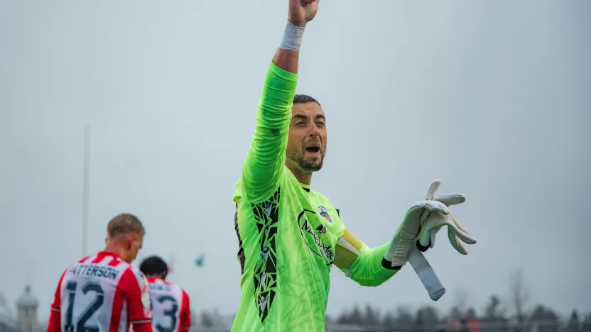 Nathan Ingham named Allstate CPL Goalkeeper of the Month for June