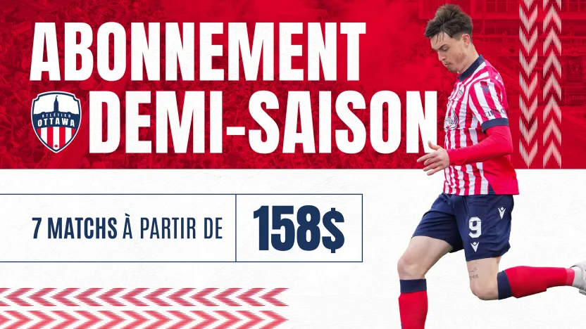 Abonnement demi-saison – En vente maintenant.