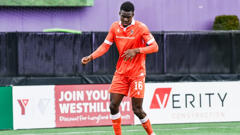 Khadim Kane: defence on his mind;  first pro goal on his resumé