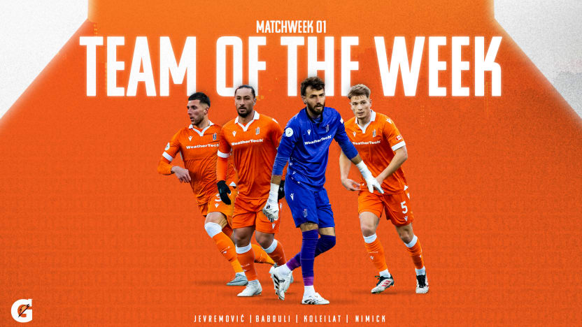 Koleilat, Nimick, Jevremović and Babouli Named to CPL Team of the Week for Week 1, 2025