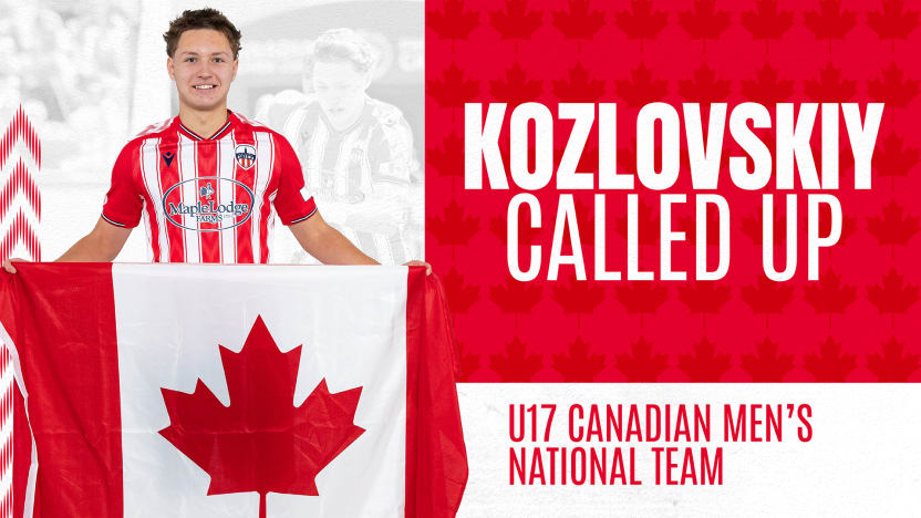 Kozlovskiy called to Canada U17's