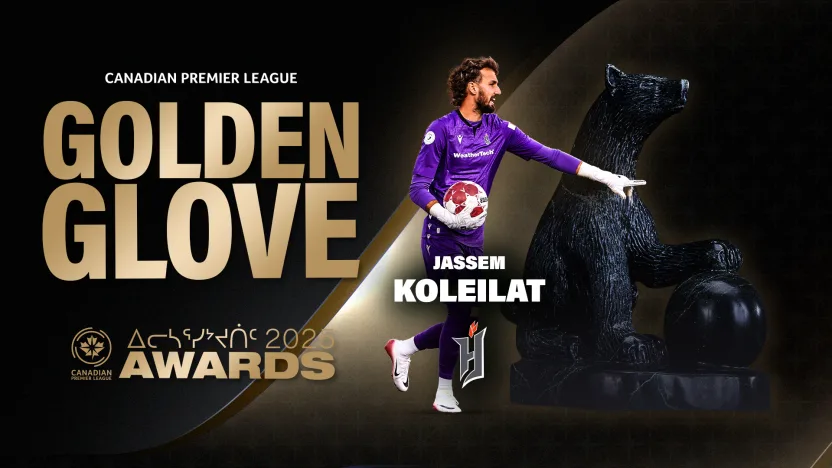 Forge FC’s Jassem Koleilat wins 2025 Golden Glove Award