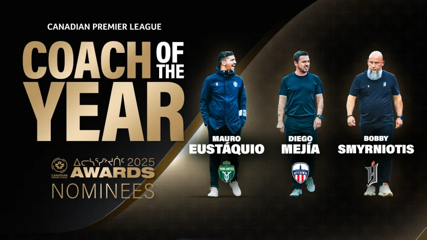 Eustáquio, Mejía, Smyrniotis nommés pour l'Entraîneur de l'année