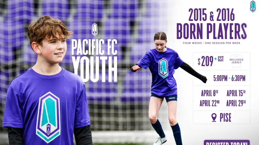 Pacific FC Youth expands Talent ID Pathway with new 2015/2016 spring phase