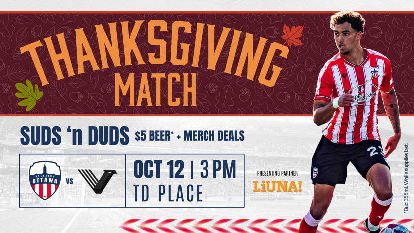 Thanksgiving Suds n’ Duds | Oct 12 