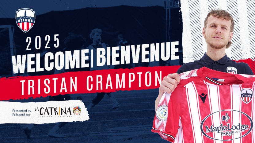 L’Atlético Ottawa fait signer Tristan Crampton, un joueur du programme de développement des jeunes ✍️🇨🇦
