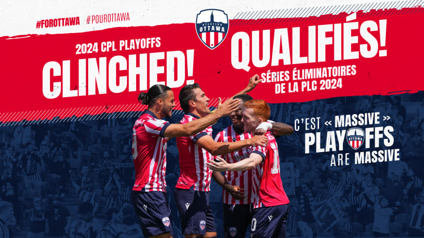Les playoffs 2024 de la CPL sont assurés ! Inscrivez-vous sur la liste pour obtenir des billets dès maintenant!