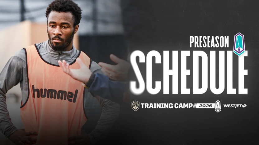 Pacific FC Announces 2026 Preseason Schedule