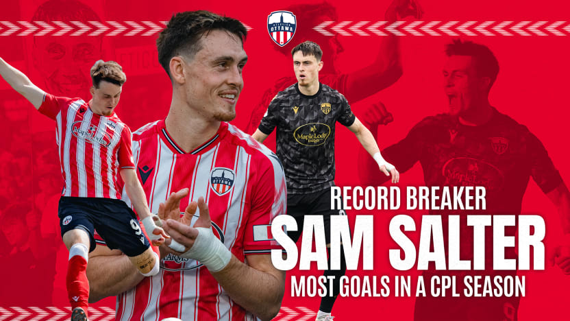 Sam Salter, l'attaquant de l'Atlético, établi nouveau record de buts marqués en une saison