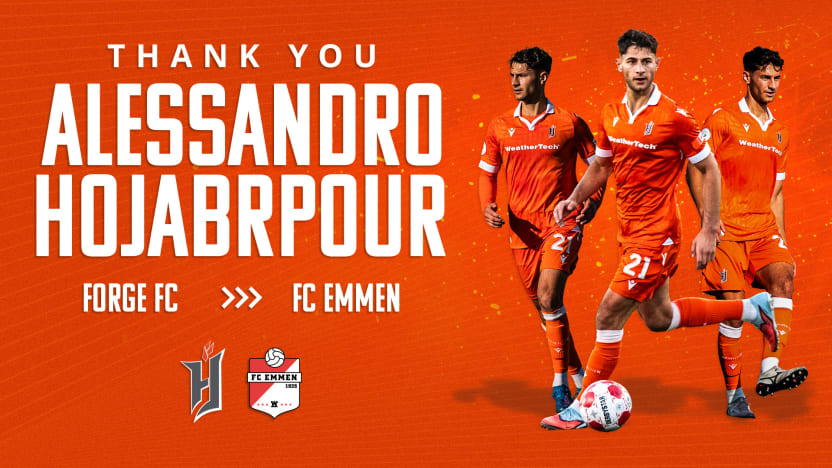 Forge FC agree to the transfer of Alessandro Hojabrpour to FC Emmen