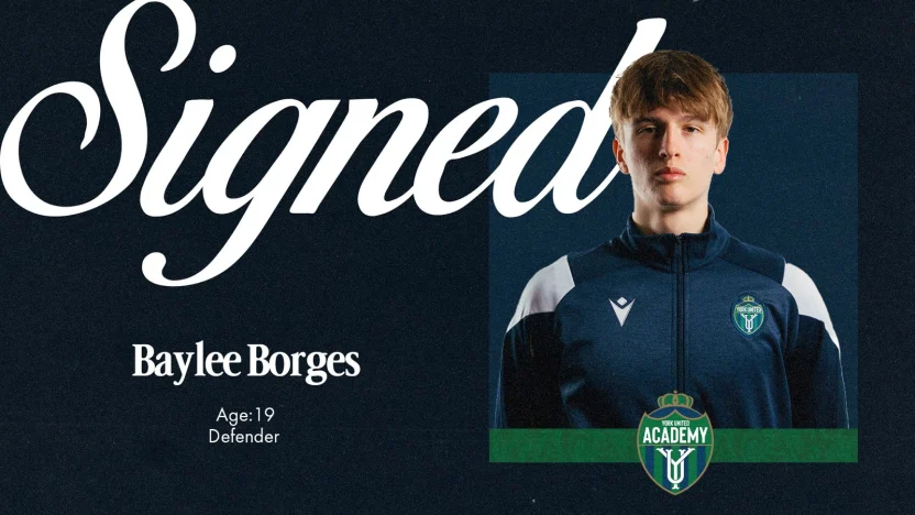 Baylee Borges joins York United FC Academy for 2025 League1 Ontario season