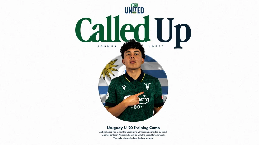 Joshua López Called Up to Uruguay U-20 Training Camp