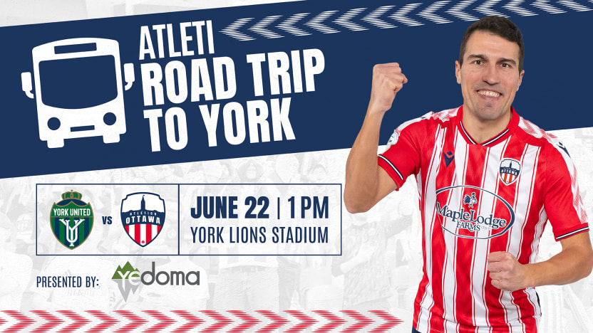 Get on the bus! Atleti Road Trip to York on June 22