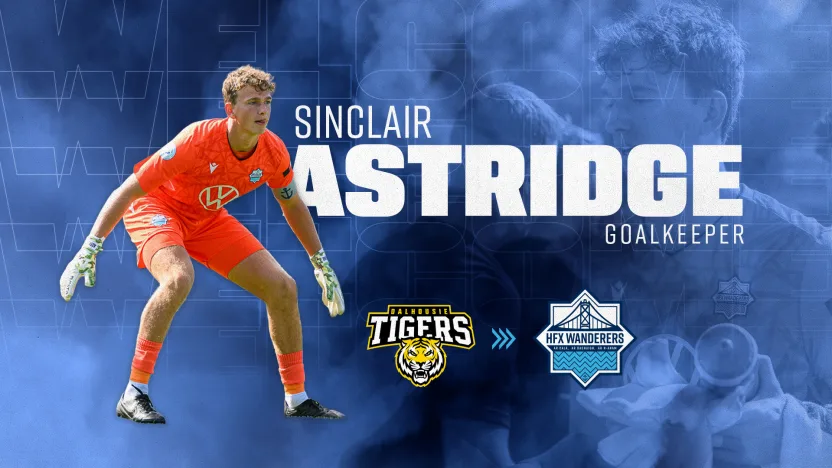 Halifax Wanderers sign Dalhousie goalkeeper Sinclair Astridge 