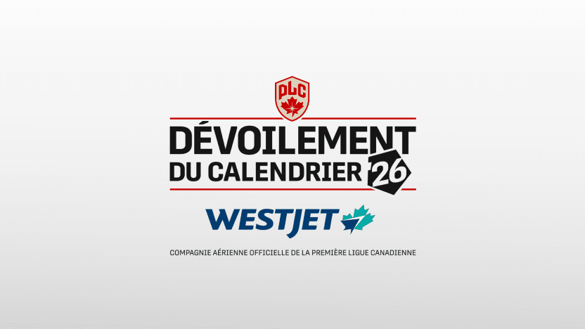 Dévoilement du calendrier régulier 2026 de la Première ligue canadienne