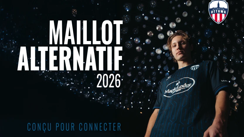 L'Atlético Ottawa dévoile son maillot alternatif 2026 « Conçu pour connecter » 