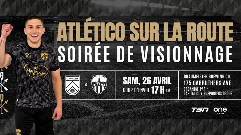 En direct sur TSN - Soirée de visionnement des matchs à l'extérieur avec le CCSG !