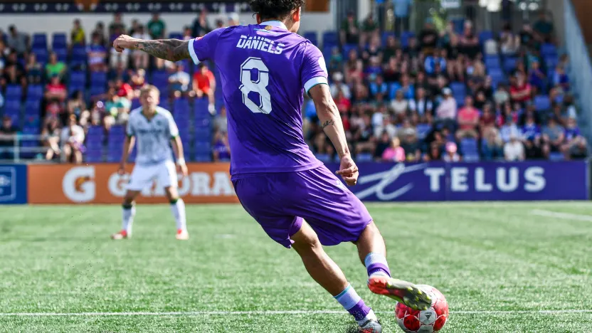 Aidan Daniels shines with goal and an assist vs. Halifax Wanderers