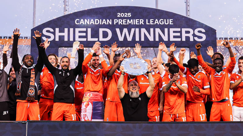 Forge FC lift 2025 CPL Shield as regular season winners