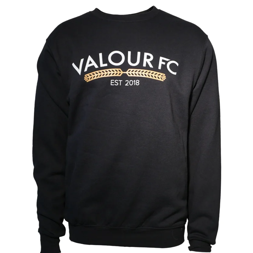 Valour FC Est 2018 Black Crew Neck