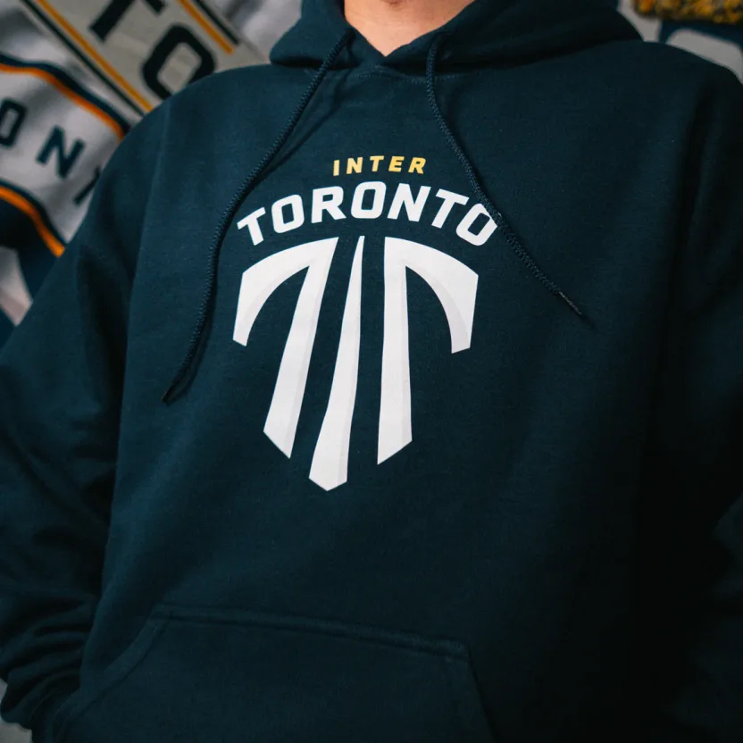 Inter Toronto Youth Navy Lettermark Hoodie