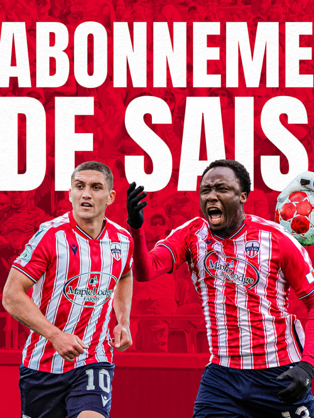 Les abonnements pour la saison de 2026 sont en vente maintenant!