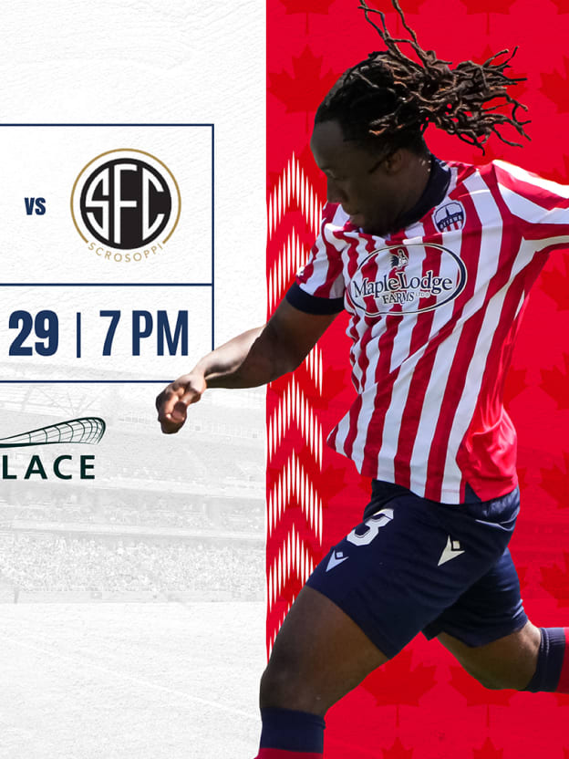 Join us April 29 as we host Scrosoppi FC in the TELUS Canadian Championship