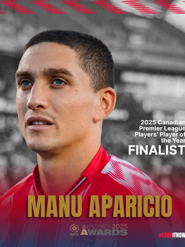 Quatre joueurs de l'Atléico Ottawa sont nominés pour Joueurs des Jouers de l'année 2025 PLC