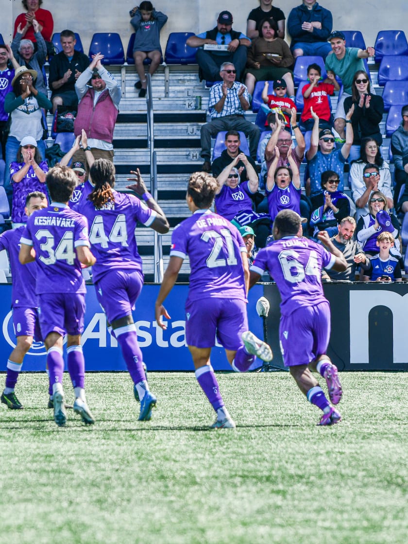 Aly Ndom fires home rebound vs. York United