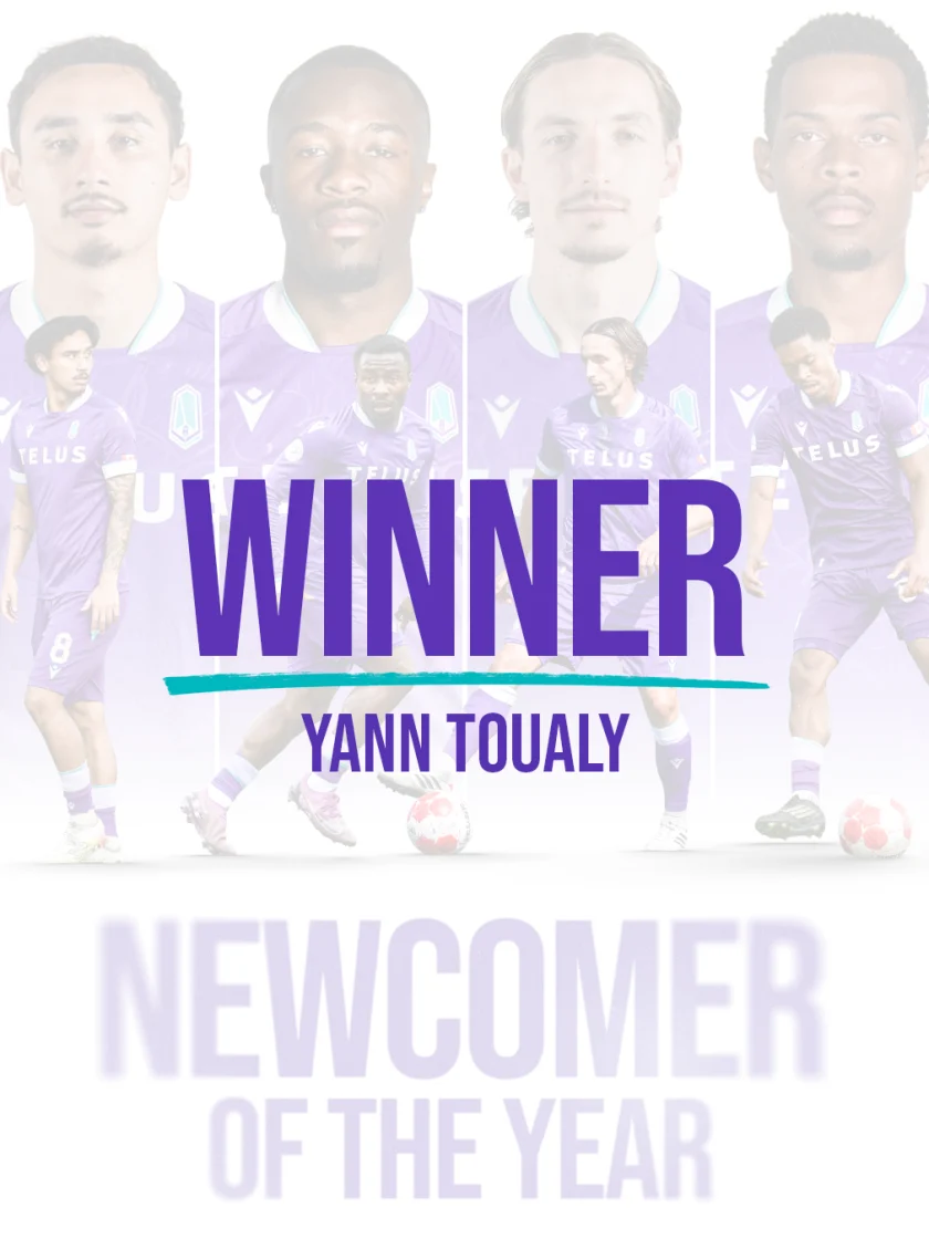 Newcomer of the Year - Yann Toualy