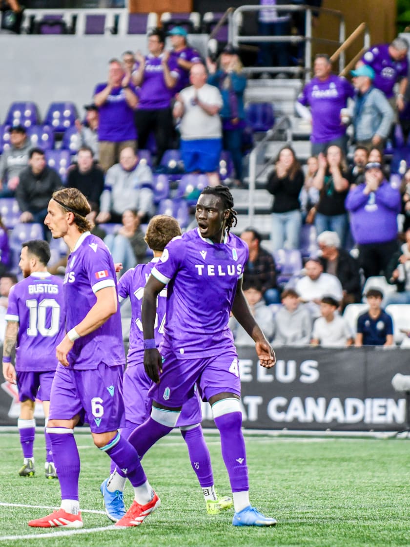 Aly Ndom slots pinpoint free kick vs. Vancouver FC