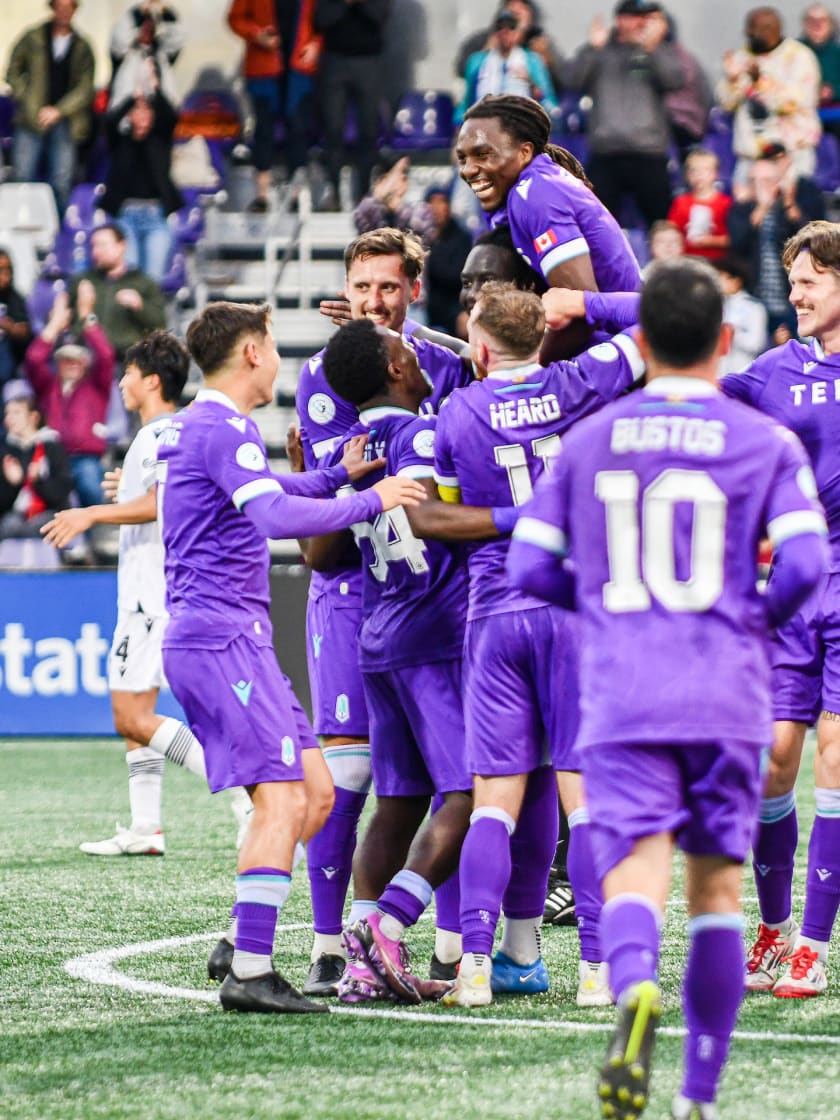 Aly Ndom scores towering header vs. Vancouver FC