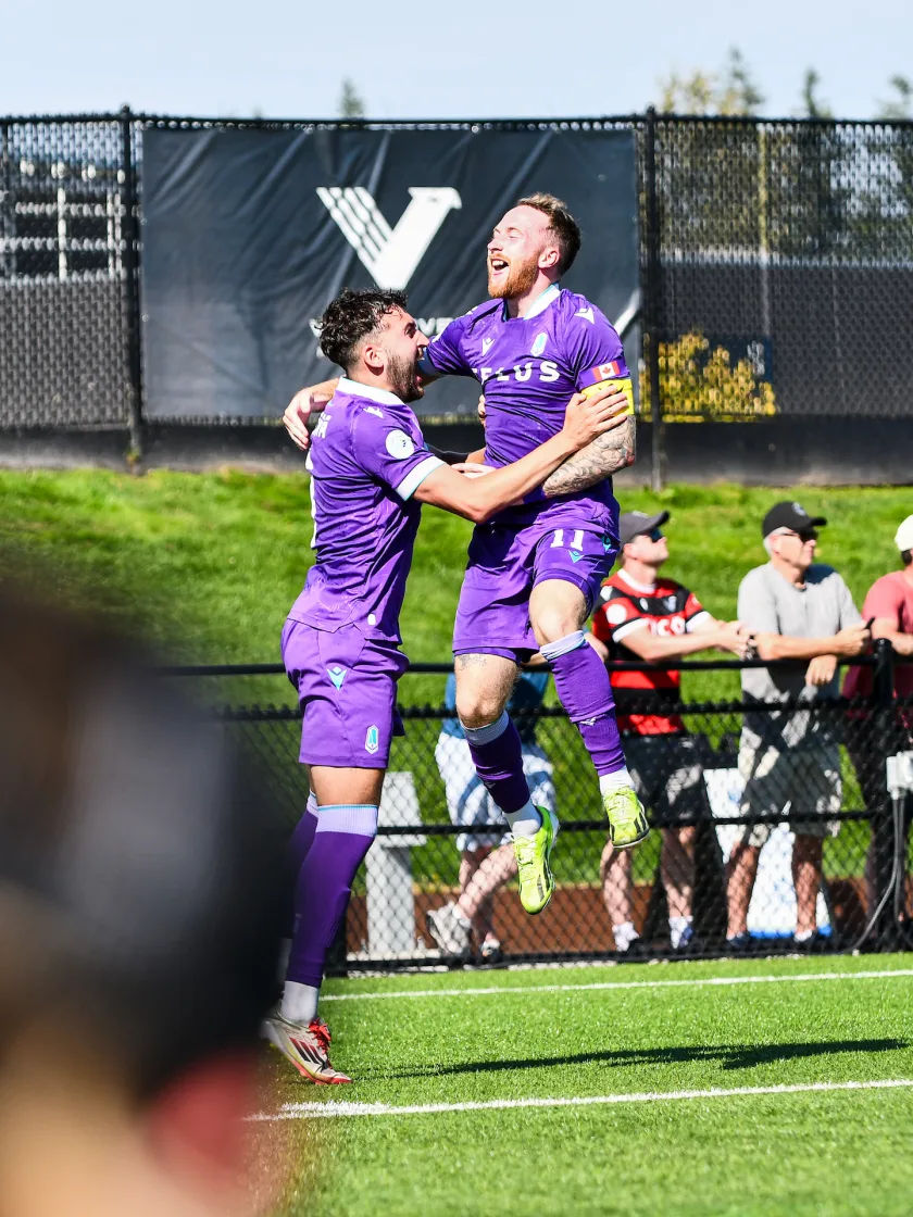 Josh Heard tips home cross vs. Vancouver FC