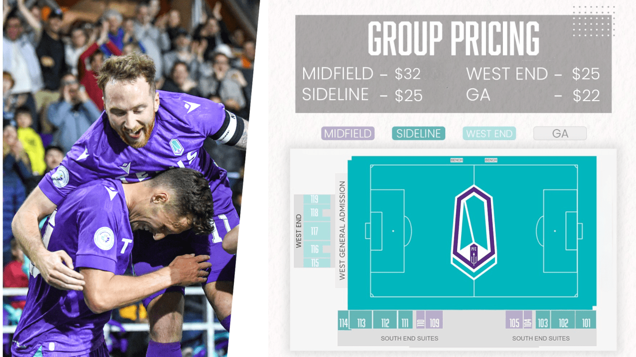 group ticket pricing map