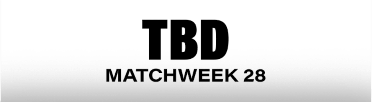Matchweek 28