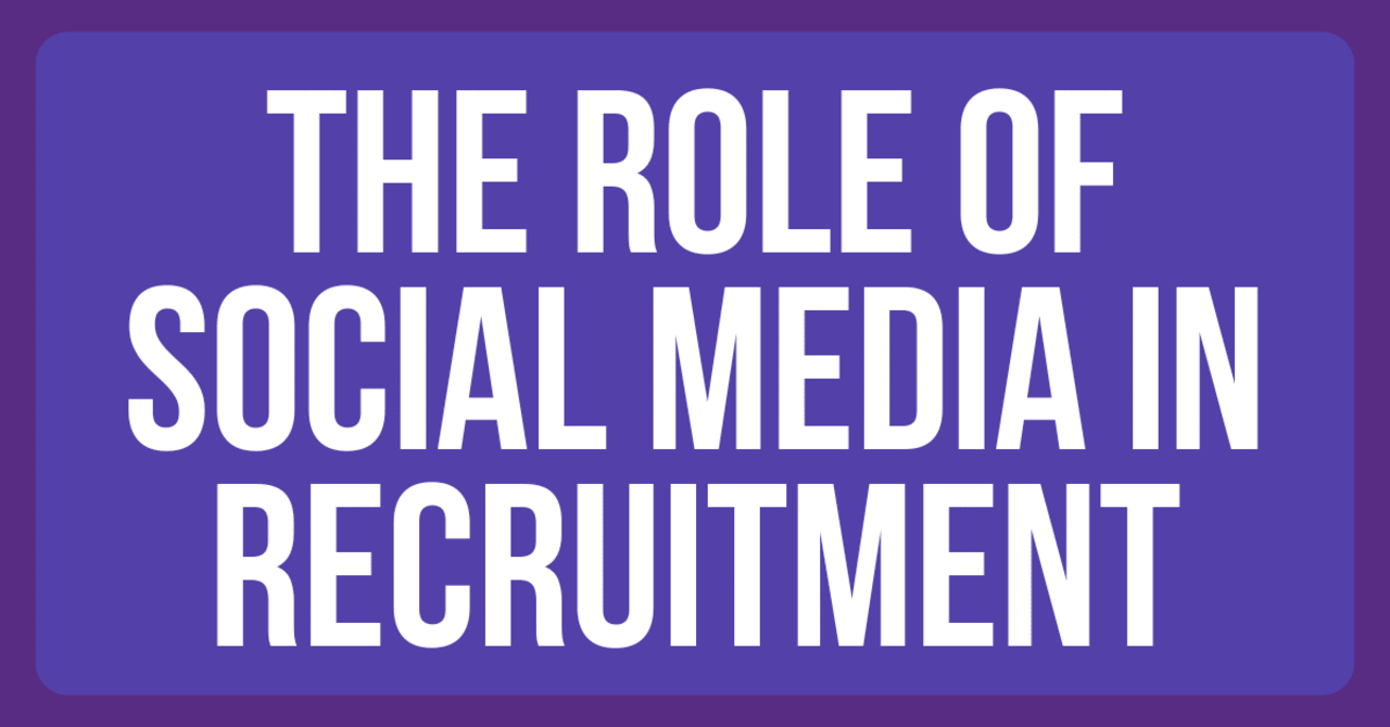 the role of social media in recruitment