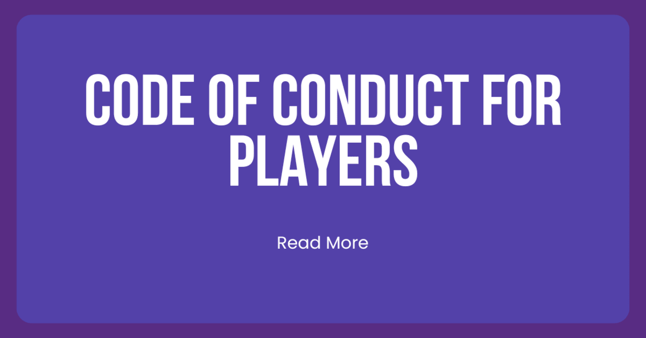 code of conduct for players