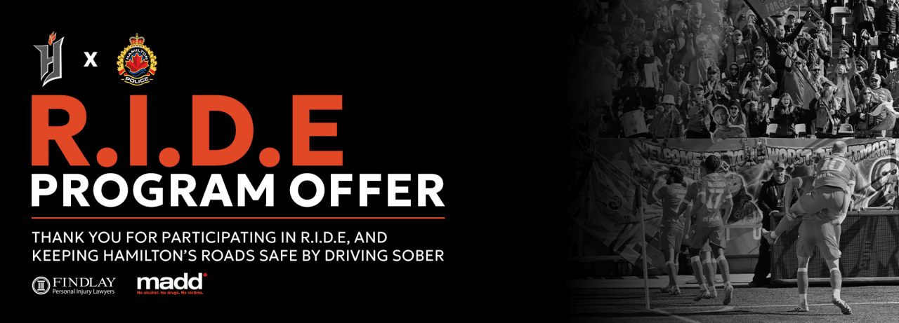 R.I.D.E Program Offer  