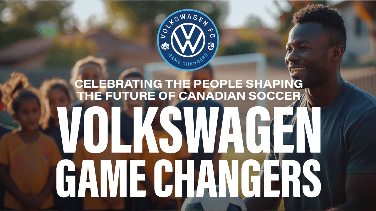 Celebrating the people shaping the future of Canadian soccer. Volkswagen Game Changers